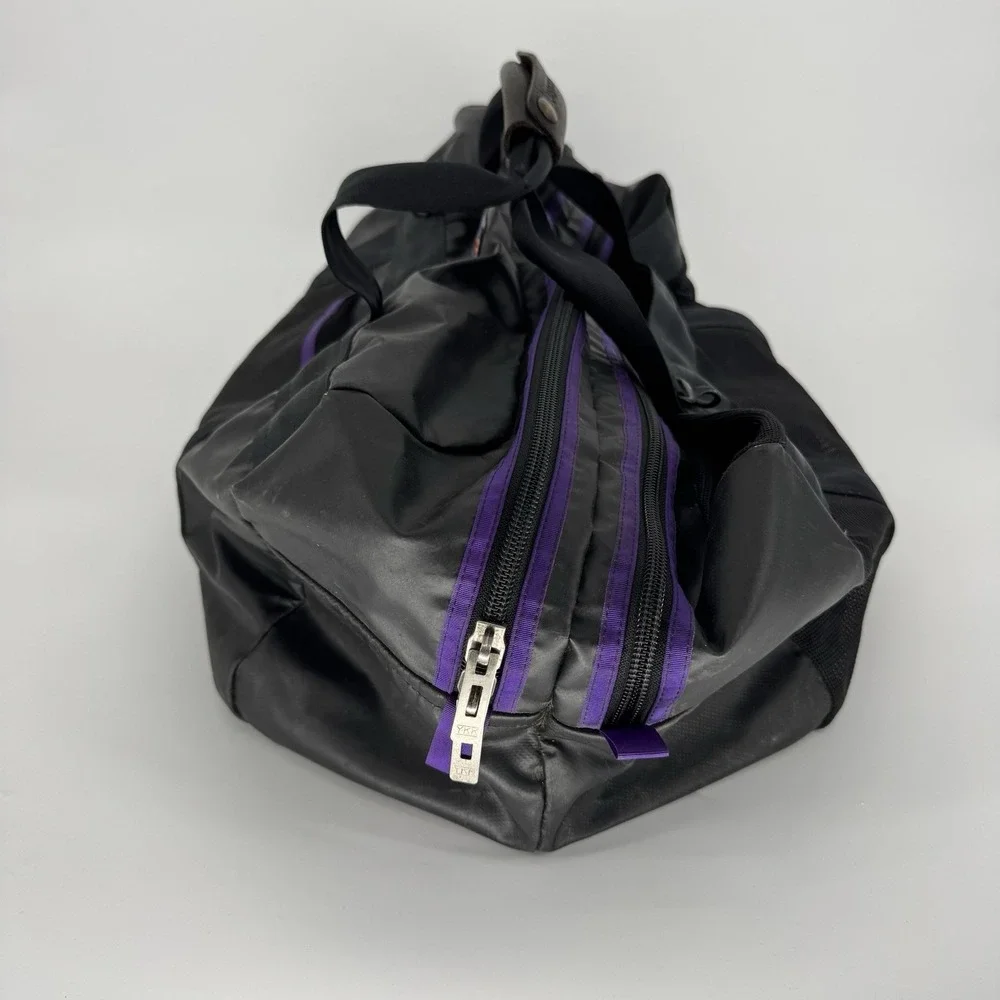 Vintage 90's Patagonia Wet-O-Dry Duffle Bag Luggage Mesh Rare Black‎ Purple READ
